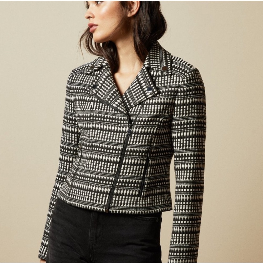 Ted Baker Ulrikka Boucle Jacket Size 3 New Without Tags